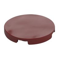 Tile Round 3 × 3 Dark Red