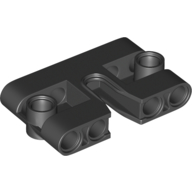 Technic Panel 3 × 5 with Wall Mount Hole Black