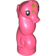 Animal, Seahorse with Black Eyes, Olive Green Spots [No Color/Any Color]