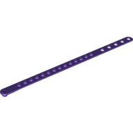 DOTS Bracelet 1 Stud Wide Dunkellila