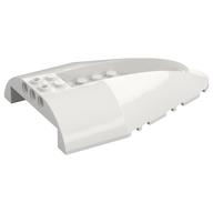 Aircraft Fuselage Curved Aft Section 8 × 12 × 2 Top in White
