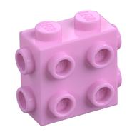 Brick Special 1 × 2 × 1 2/3 with 8 Studs on 3 Sides Bright Pink