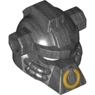 Helmet Demon Bull King Minion with Golden Ring through Nose print Perltitan