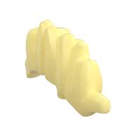 Headwear Accessory Hair, Mohawk with Pin Leuchtendes Hellgelb