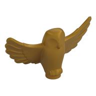 Animal, Bird, Owl Small with Open Wings [Plain] Dunkelorange