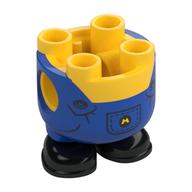 Minion Body, Blue Overalls, M Logo print Gelb