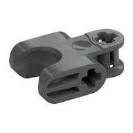 Technic Axle Connector 2 × 3 with Ball Socket, Closed Sides Dark Bluish Gray