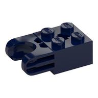Technic Brick Special 2 × 2 with Ball Socket Wide and Axle Hole, No Arm Holes Dark Blue
