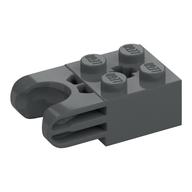 Technic Brick Special 2 × 2 with Ball Socket Wide and Axle Hole, No Arm Holes Dark Bluish Gray