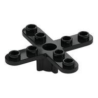 Propeller 4 Blade 5 Diameter with Rounded Ends, Closed Hub Black