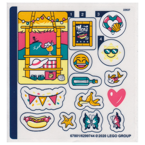 Sticker Sheet for Set 41413-1 [No Color/Any Color]