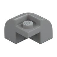 Brick Round, Curved 2 × 2 × 1 1/3, Corner Light Bluish Gray
