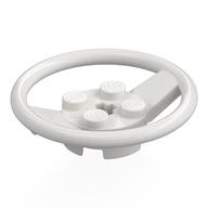 Steering Wheel with 4 Studs on Center White