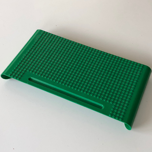 Baseplate 22 × 36 with Curved Ends Green