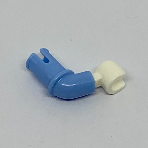 Arm, with Pin, White Hand Bright Light Blue