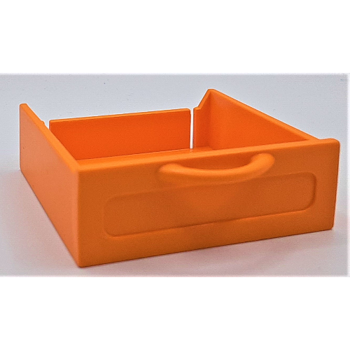 Scala, Cupboard / Drawer Small Medium Orange