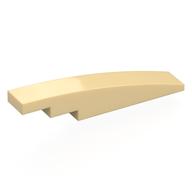 Brick Curved 1 × 6 Tan