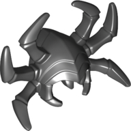 Helmet / Headdress 6 Spider Legs Schwarz