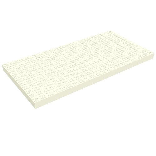 Scala, Baseplate 44 × 22 with 4 holes White