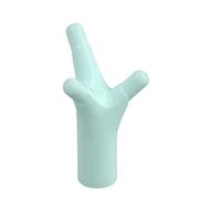 Bar 1L / Stem with 3 Sprouts/Prongs Light Aqua