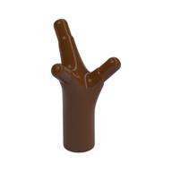 Bar 1L / Stem with 3 Sprouts/Prongs Rotbraun