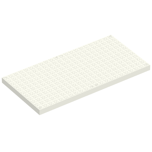Scala, Baseplate 44 × 22 with 8 holes Weiß