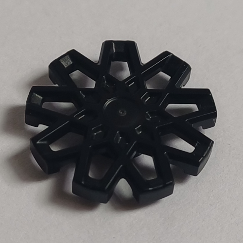 Wheel Cover 9 Spoke, No Rim Schwarz