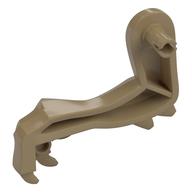 Animal Body Part, Dinosaur, Indominus Rex Arm, Right, with Elbow Spikes [PLAIN] Dark Tan
