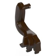 Animal Body Part, Dinosaur, Indominus Rex Arm, Right, with Elbow Spikes [PLAIN] Dark Brown