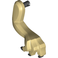 Animal Body Part, Dinosaur, Indominus Rex Arm, Right, with Elbow Spikes with Black Claws Beige