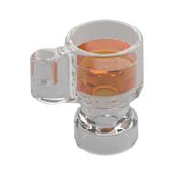 Equipment Stein/Cup with Trans-Orange Drink Pattern Trans-Clear