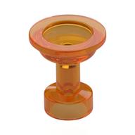 Equipment Ice Cream Sundae Glass Transparent-Orange