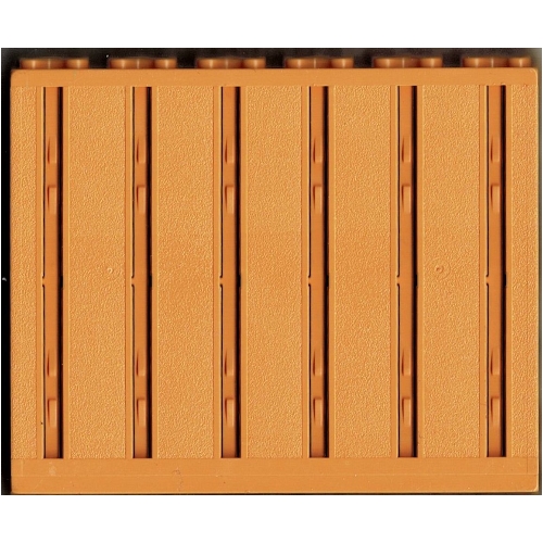 Scala, Building, Wall, Vertical Grooved 12 × 2 × 8 Hellorange