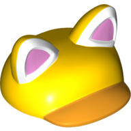 Nintendo Figure, Cap, Large with Cat Ears Yellow
