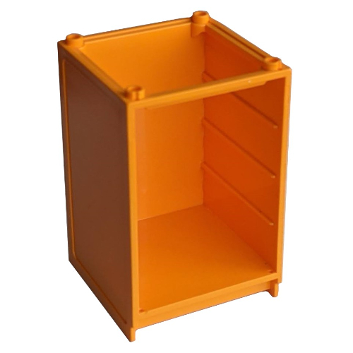 Scala, Cupboard / Dresser 6 × 6 × 7 2/3 without Top Medium Orange