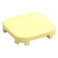 Tile Round Corners 4 × 4 × 2/3 Bright Light Yellow