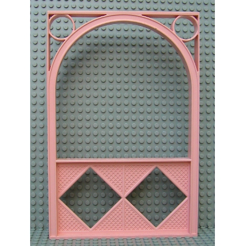 Scala, Building, Wall, Arched 18 × 2 × 22 2/3 Light Salmon