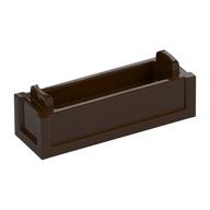Box / Crate 1 × 3 Dark Brown