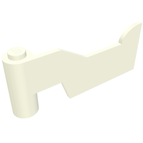 Fabuland, Door 1 × 6 × 2 Left White