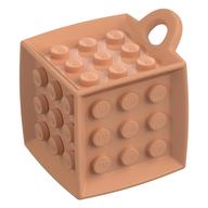 Die - 6 Sided with 3 × 3 Centre Studs, and Ring (DOTS) Nougat