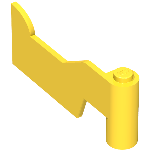 Fabuland, Door 1 × 6 × 2 Right Yellow