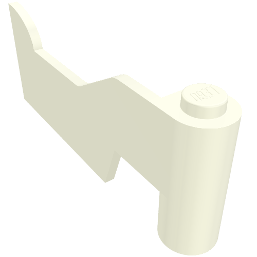 Fabuland, Door 1 × 6 × 2 Right White