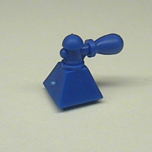Belville / Scala, Equipment, Bottle Perfume with Pyramid Base and Atomizer Blue