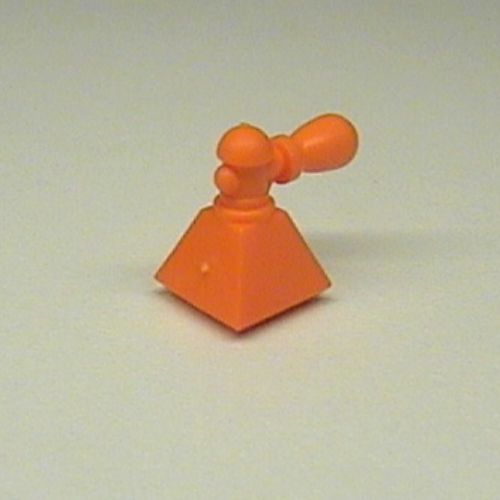 Belville / Scala, Equipment, Bottle Perfume with Pyramid Base and Atomizer Orange