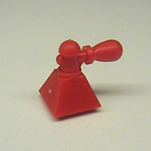 Belville / Scala, Equipment, Bottle Perfume with Pyramid Base and Atomizer Red