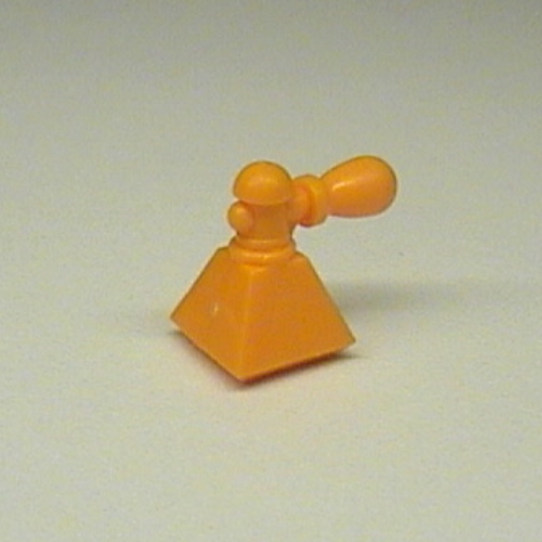 Belville / Scala, Equipment, Bottle Perfume with Pyramid Base and Atomizer Medium Orange