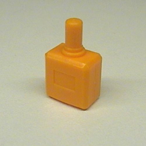Belville / Scala, Equipment, Bottle Perfume with Rectangle Base Medium Orange
