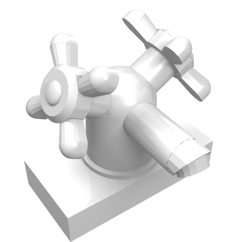 Tap 1 × 2 with Dual Handles