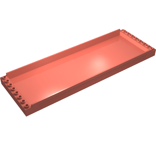 Scala, Bed 8 × 24 Salmon