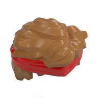 Hair Ruffled with Red Headband Pattern Medium Nougat
